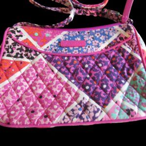 Vera Bradley Crossbody, Purse. Purple, Pink, Orange. Small Cross Body.